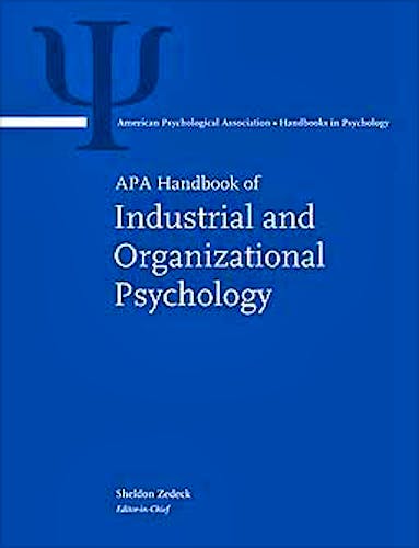 Portada del libro 9781433807275 APA Handbook of Industrial and Organizational Psychology, 3 Vols. (APA Handbooks in Psychology)