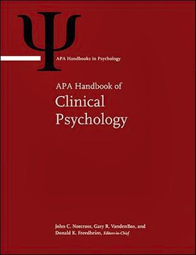 Portada del libro 9781433821295 APA Handbook of Clinical Psychology, 5 Vols.