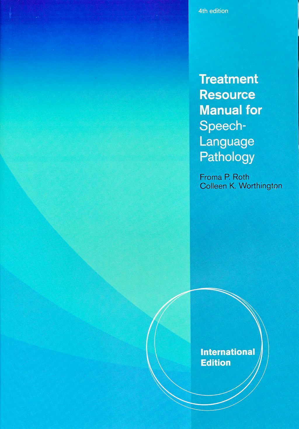 Portada del libro 9781435496644 Treatment Resource Manual for Speech Language Pathology + Cd