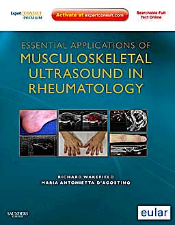 Portada del libro 9781437701272 Essential Applications of Musculoskeletal Ultrasound in Rheumatology Premium Edition (Online and Print)