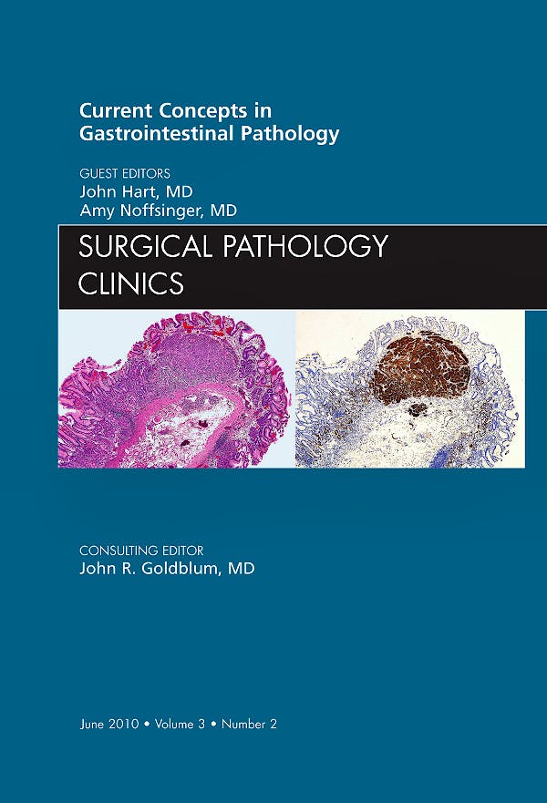 Portada del libro 9781437705508 Current Concepts in Gastrointestinal Pathology, an Issue of Surgical Pathology Clinics, Vol. 3-2