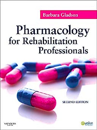 Portada del libro 9781437707571 Pharmacology for Rehabilitation Professionals