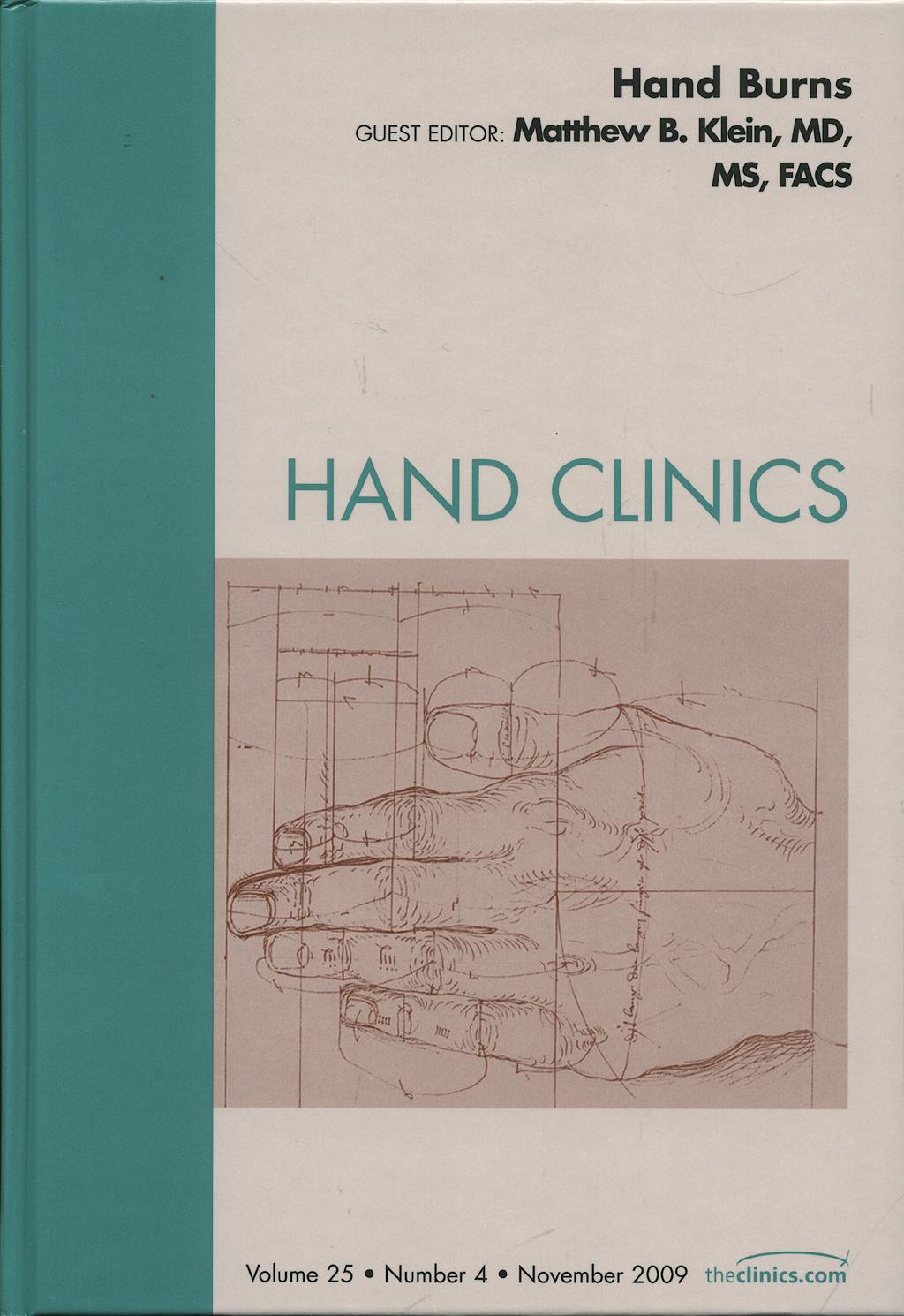 Portada del libro 9781437712247 Hand Clinics, Vol. 25/4: Hand Burns