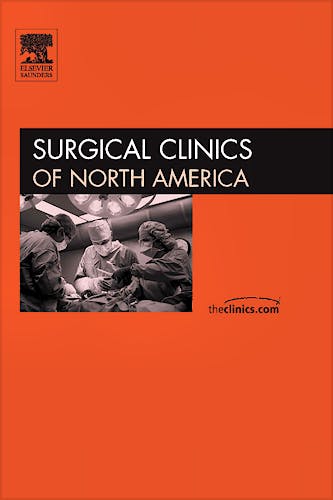 Portada del libro 9781437713886 Endocrine Surgery, an Issue of Surgical Clinics, Vol. 89-5