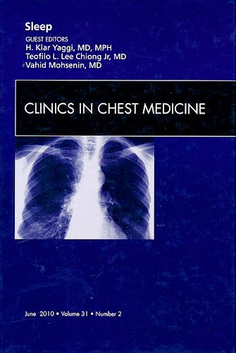 Portada del libro 9781437718058 Sleep, an Issue of Clinics in Chest Medicine, Vol. 31-2