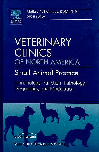 Portada del libro 9781437718881 Immunology: Function, Pathology, Diagnostics, and Modulation (An Issue of Veterinary Clinics: Small Animal Practice)