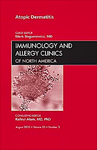 Portada del libro 9781437724585 Atopic Dermatitis, an Issue of Immunology and Allergy Clinics, Volume 30-3