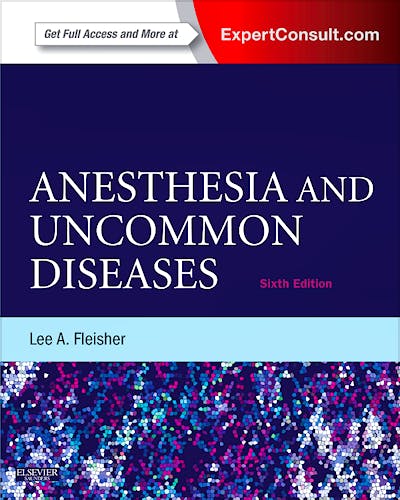 Portada del libro 9781437727876 Anesthesia and Uncommon Diseases (Online and Print)