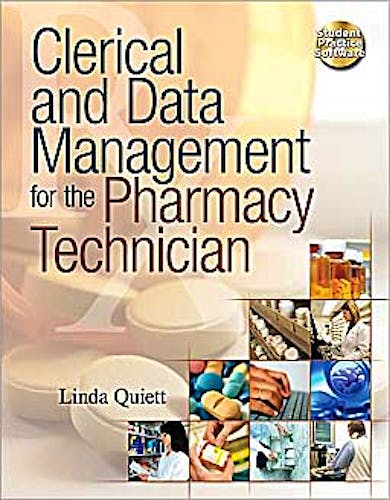 Portada del libro 9781439057810 Clerical and Data Management for the Pharmacy Technician