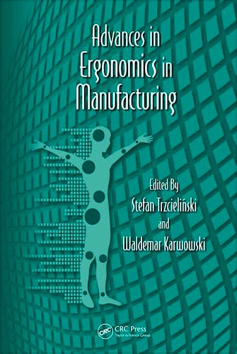 Portada del libro 9781439870396 Advances in Ergonomics in Manufacturing