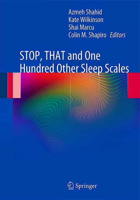 Portada del libro 9781441998927 Stop, That and One Hundred Other Sleep Scales (Hardcover)