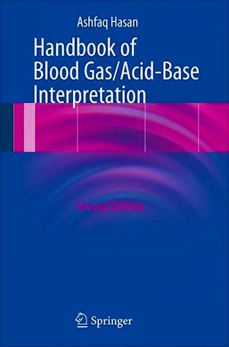 Portada del libro 9781447143147 Handbook of Blood Gas/acid-Base Interpretation