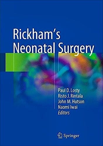 Portada del libro 9781447147206 Rickham's Neonatal Surgery, 2 vols.