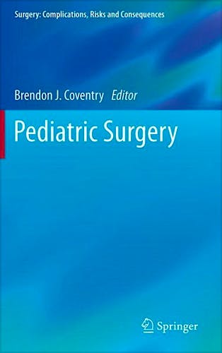 Portada del libro 9781447154389 Pediatric Surgery (Surgery: Complications, Risks and Consequences)