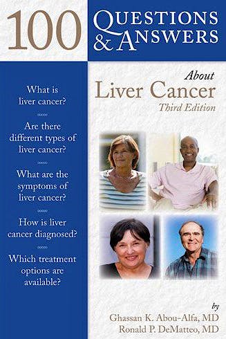 Portada del libro 9781449622893 100 Questions & Answers about Liver Cancer