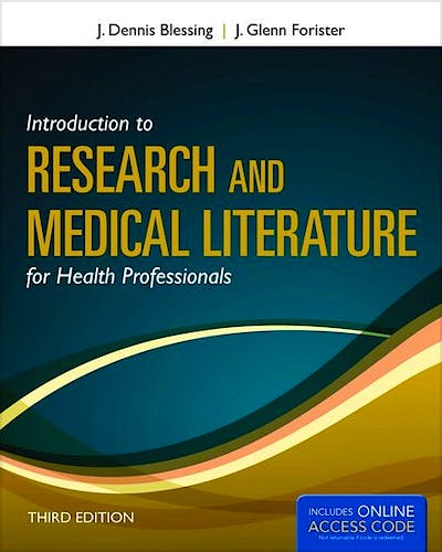 Portada del libro 9781449650353 Introduction to Research and Medical Literature for Health Professionals + Online Access