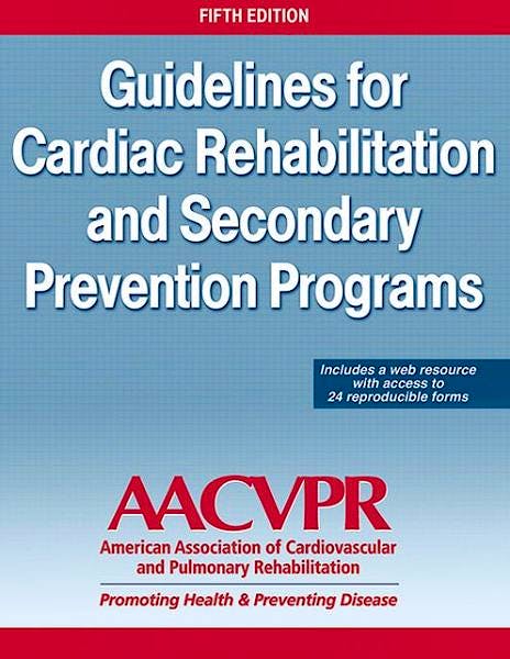 Portada del libro 9781450459631 Guidelines for Cardiac Rehabilitation and Secondary Prevention Programs + Web Resource