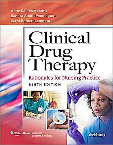 Portada del libro 9781451108767 Clinical Drug Therapy , International Edition (Rationales for Nursing Practice)