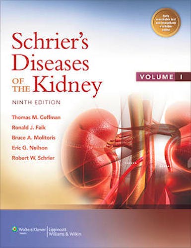 Portada del libro 9781451110753 Schrier's Diseases of the Kidney, 2 Vols. (Online and Print)