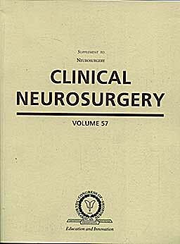 Portada del libro 9781451119244 Clinical Neurosurgery, Vol. 57