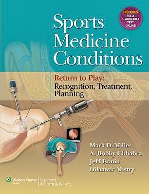 Portada del libro 9781451121032 Sports Medicine Conditions. Return to Play: Recognition, Treatment, Planning (Online and Print)