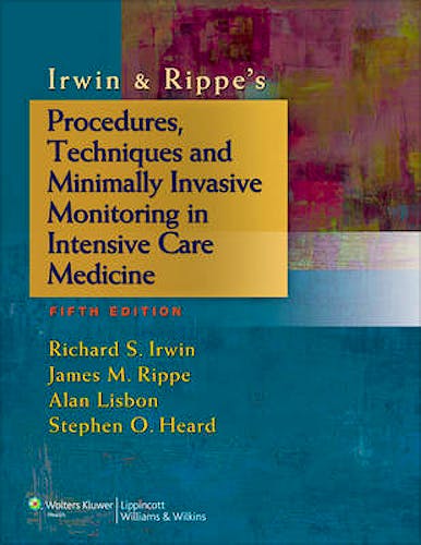 Portada del libro 9781451146813 Irwin and Rippe's Procedures, Techniques and Minimally Invasive Monitoring in Intensive Care Medicine