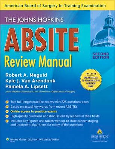 Portada del libro 9781451173321 The Johns Hopkins Absite Review Manual
