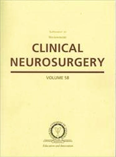 Portada del libro 9781451175523 Clinical Neurosurgery, Vol. 58