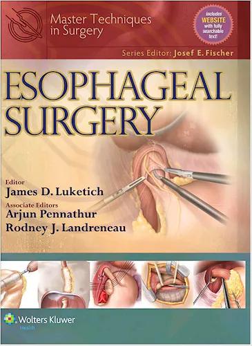 Portada del libro 9781451183733 Esophageal Surgery. Master Techniques in Surgery (Online and Print)