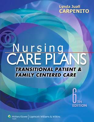 Portada del libro 9781451187878 Nursing Care Plans. Transitional Patient and Family Centered Care + Online Access