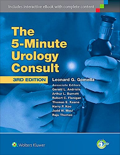 Portada del libro 9781451189988 The 5-Minute Urology Consult