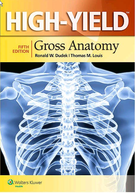 Portada del libro 9781451190236 High-Yield Gross Anatomy