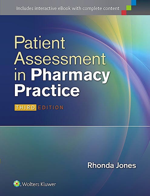 Portada del libro 9781451191653 Patient Assessment in Pharmacy Practice