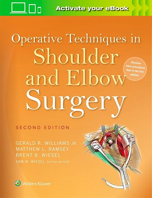 Portada del libro 9781451193022 Operative Techniques in Shoulder and Elbow Surgery