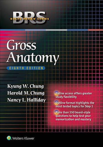 Portada del libro 9781451193077 BRS Gross Anatomy (Board Review Series) + Online Access