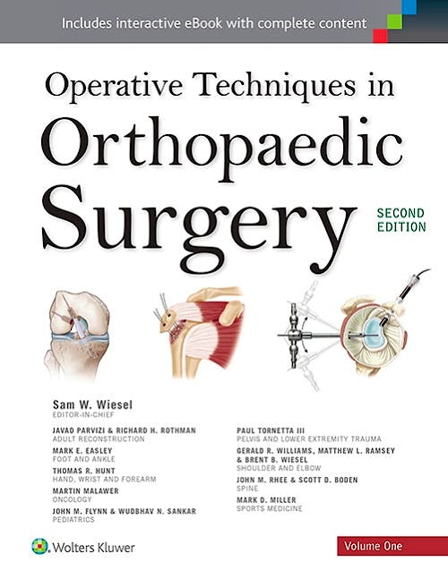 Portada del libro 9781451193145 Operative Techniques in Orthopaedic Surgery, 4 Vols.