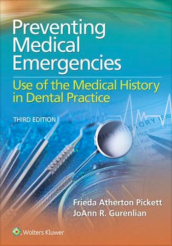 Portada del libro 9781451194180 Preventing Medical Emergencies. Use of the Medical History in Dental Practice