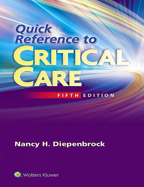 Portada del libro 9781451194265 Quick Reference to Critical Care