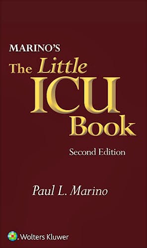 Portada del libro 9781451194586 Marino's The Little ICU Book