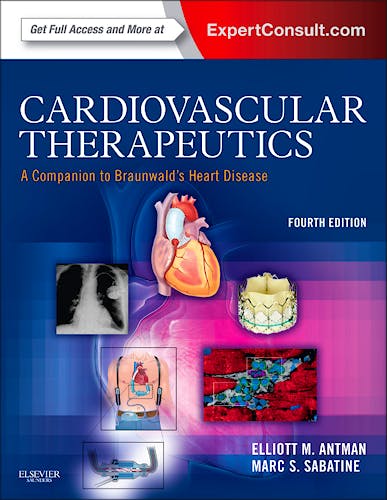 Portada del libro 9781455701018 Cardiovascular Therapeutics. a Companion to Braunwald's Heart Disease (Online and Print)