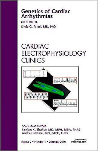 Portada del libro 9781455703043 Genetics of Cardiac Arrhythmias. An Issue of Cardiac Electrophysiology Clinics