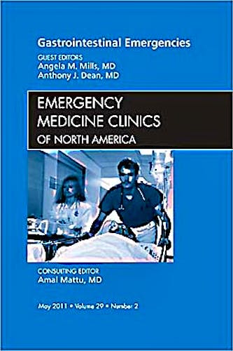 Portada del libro 9781455704392 Gastrointestinal Emergencies, an Issue of Emergency Medicine Clinics, Vol. 29-2