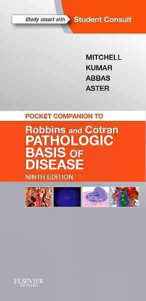 Portada del libro 9781455754168 Pocket Companion to Robbins and Cotran Pathologic Basis of Disease + Online Access