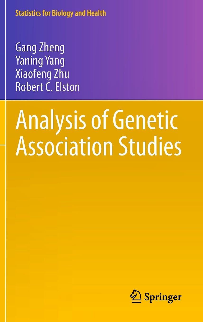 Portada del libro 9781461422440 Analysis of Genetic Association Studies