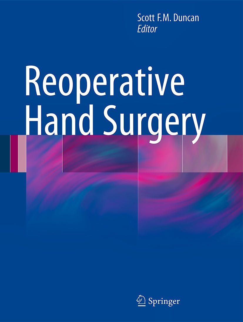 Portada del libro 9781461423720 Reoperative Hand Surgery