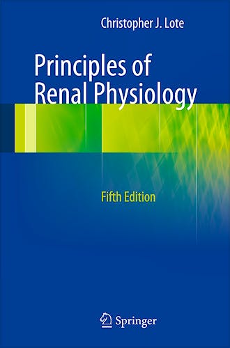 Portada del libro 9781461437840 Principles of Renal Physiology