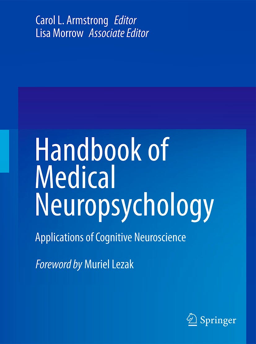 Portada del libro 9781461439226 Handbook of Medical Neuropsychology, Applications of Cognitive Neuroscience (Softcover)