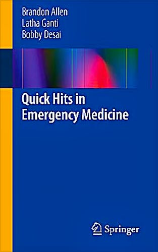 Portada del libro 9781461470366 Quick Hits in Emergency Medicine