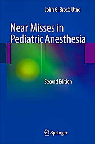 Portada del libro 9781461470397 Near Misses in Pediatric Anesthesia