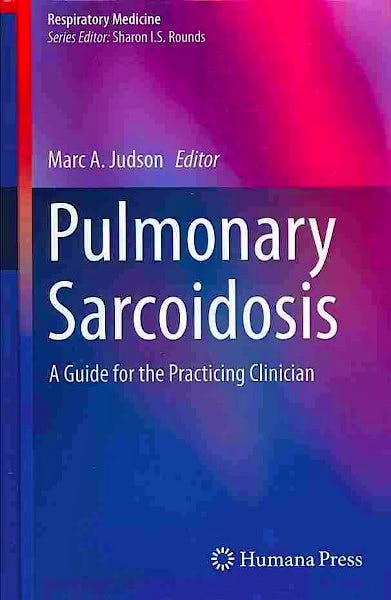 Portada del libro 9781461489269 Pulmonary Sarcoidosis. a Guide for the Practicing Clinician (Respiratory Medicine, Vol. 17)